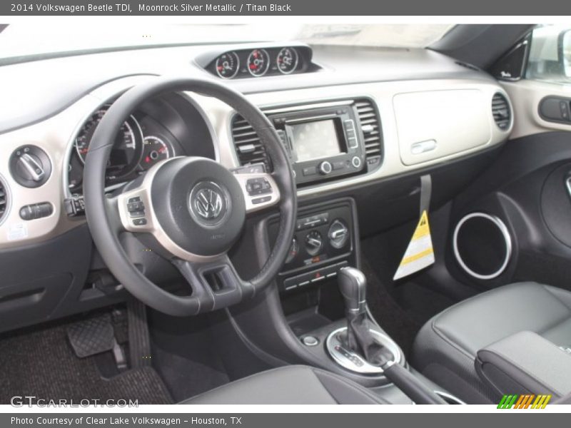 Moonrock Silver Metallic / Titan Black 2014 Volkswagen Beetle TDI