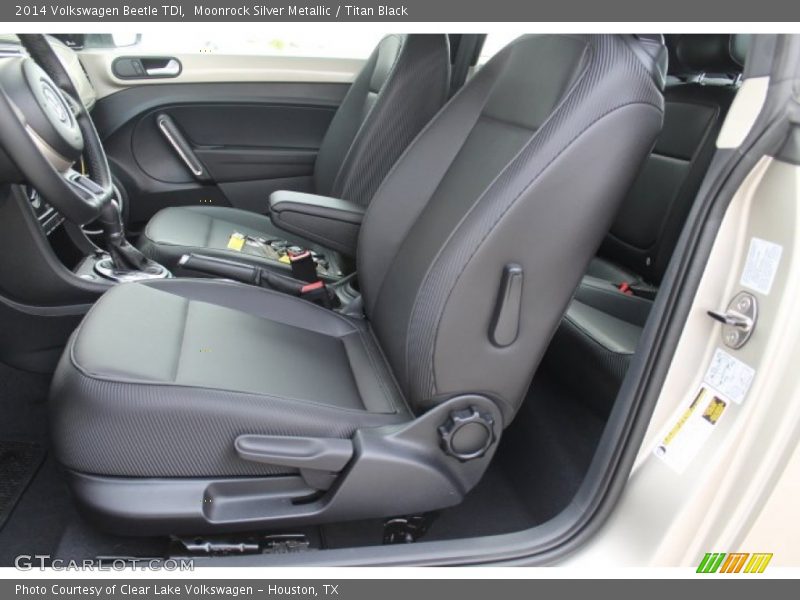 Moonrock Silver Metallic / Titan Black 2014 Volkswagen Beetle TDI