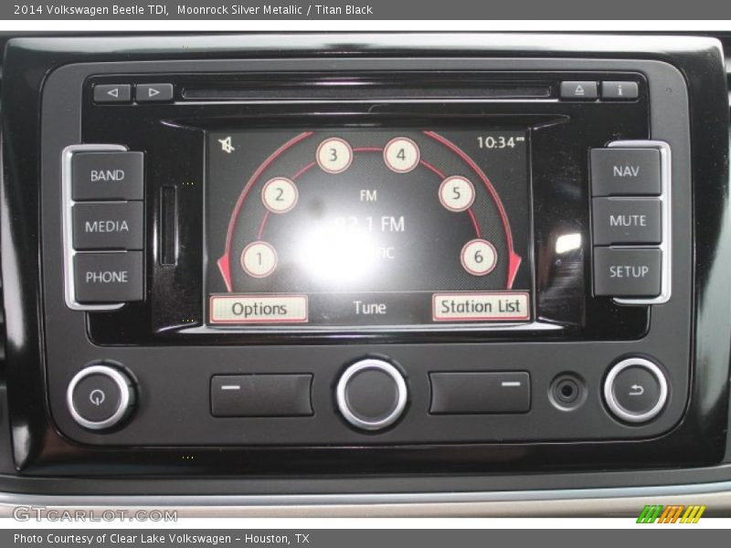 Moonrock Silver Metallic / Titan Black 2014 Volkswagen Beetle TDI