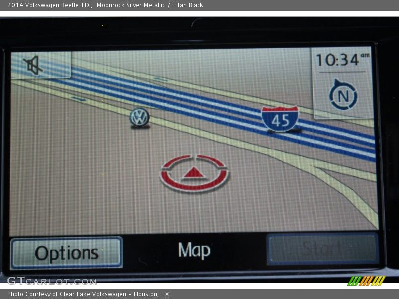 Moonrock Silver Metallic / Titan Black 2014 Volkswagen Beetle TDI