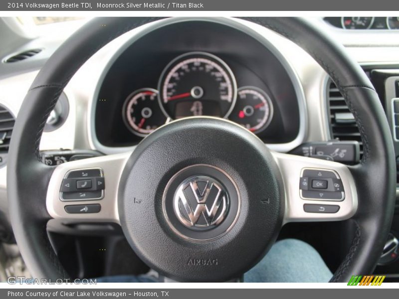 Moonrock Silver Metallic / Titan Black 2014 Volkswagen Beetle TDI