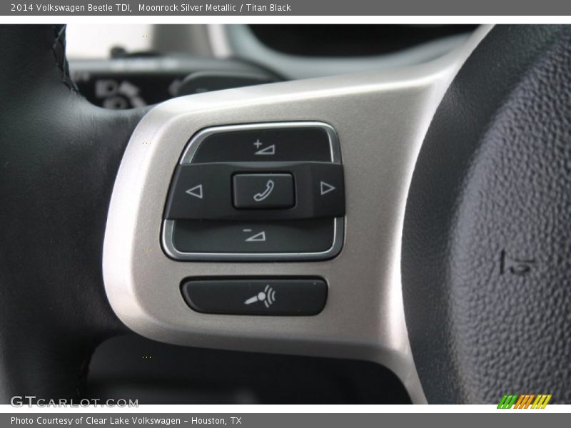 Moonrock Silver Metallic / Titan Black 2014 Volkswagen Beetle TDI