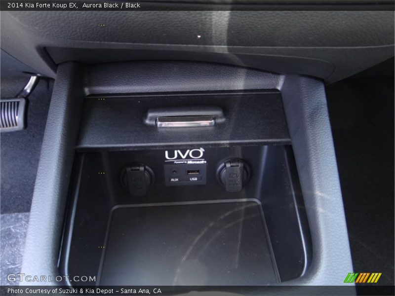 Aurora Black / Black 2014 Kia Forte Koup EX