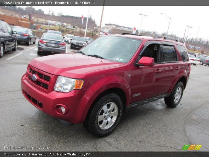 Redfire Metallic / Charcoal 2008 Ford Escape Limited 4WD