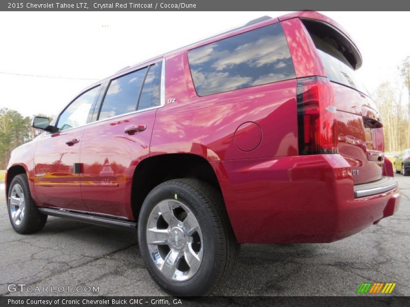 Crystal Red Tintcoat / Cocoa/Dune 2015 Chevrolet Tahoe LTZ