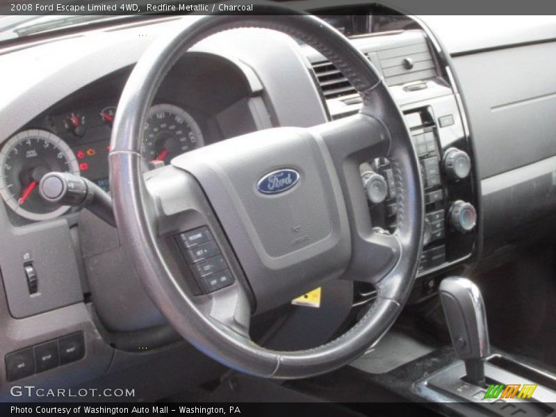 Redfire Metallic / Charcoal 2008 Ford Escape Limited 4WD