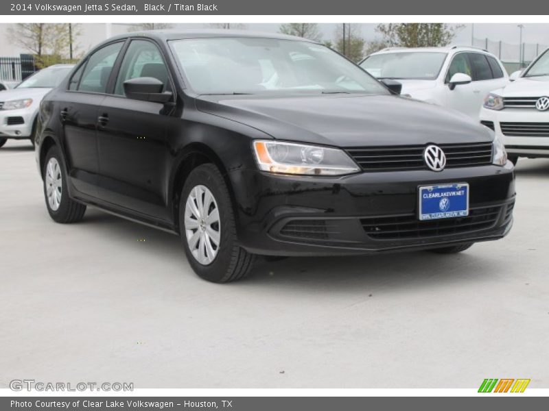 Black / Titan Black 2014 Volkswagen Jetta S Sedan