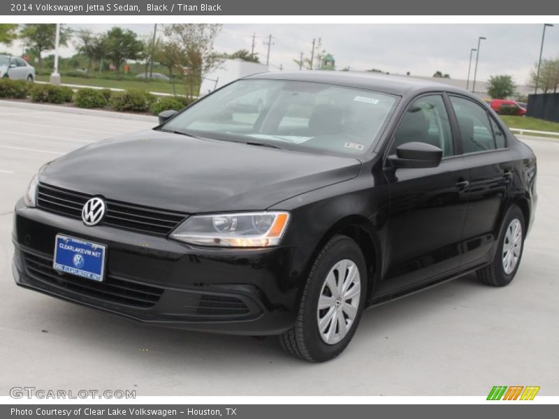 Black / Titan Black 2014 Volkswagen Jetta S Sedan