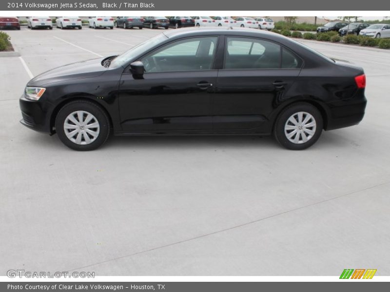 Black / Titan Black 2014 Volkswagen Jetta S Sedan