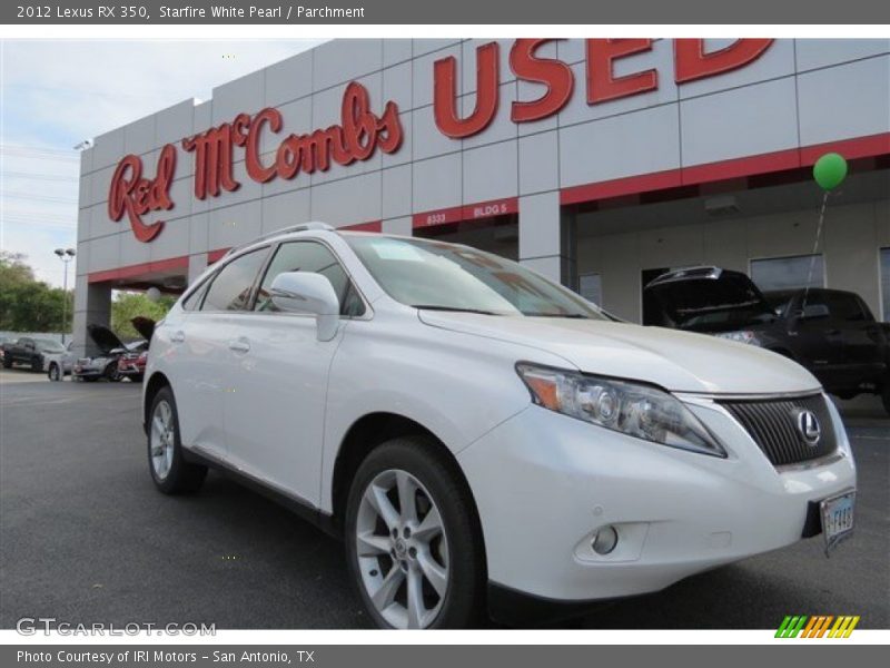 Starfire White Pearl / Parchment 2012 Lexus RX 350