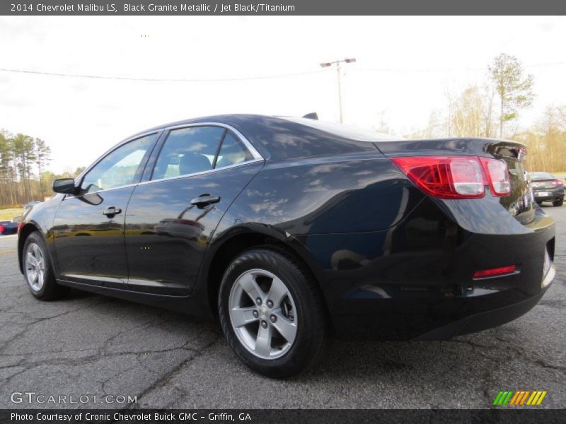 Black Granite Metallic / Jet Black/Titanium 2014 Chevrolet Malibu LS