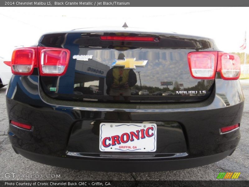 Black Granite Metallic / Jet Black/Titanium 2014 Chevrolet Malibu LS