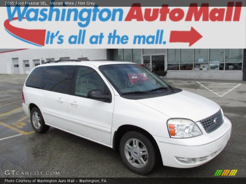 Vibrant White / Flint Grey 2005 Ford Freestar SEL