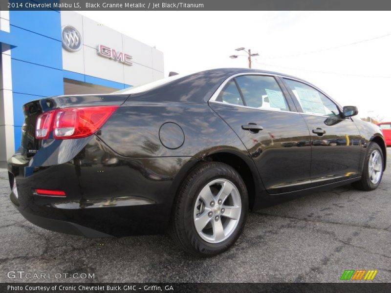 Black Granite Metallic / Jet Black/Titanium 2014 Chevrolet Malibu LS