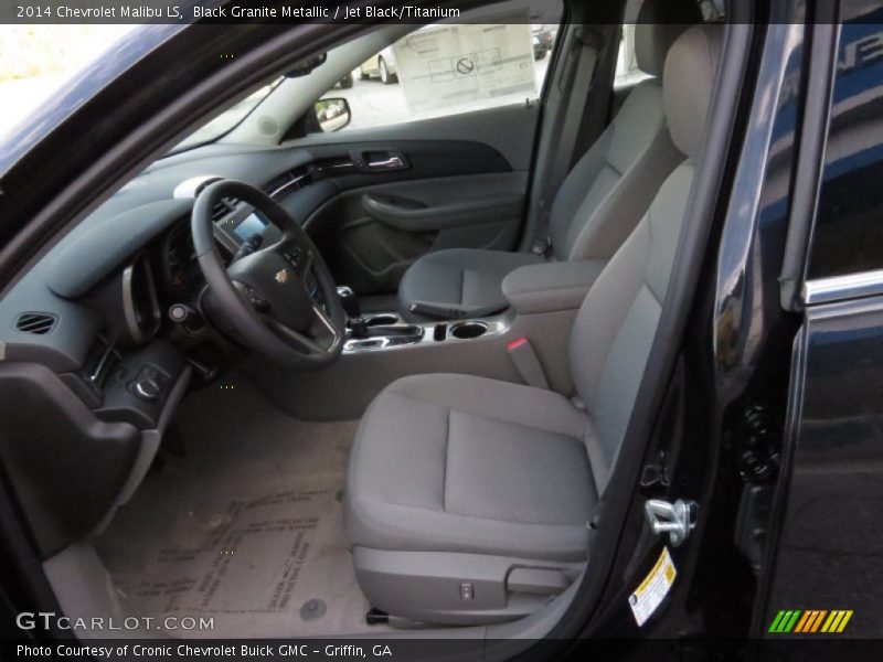 Black Granite Metallic / Jet Black/Titanium 2014 Chevrolet Malibu LS