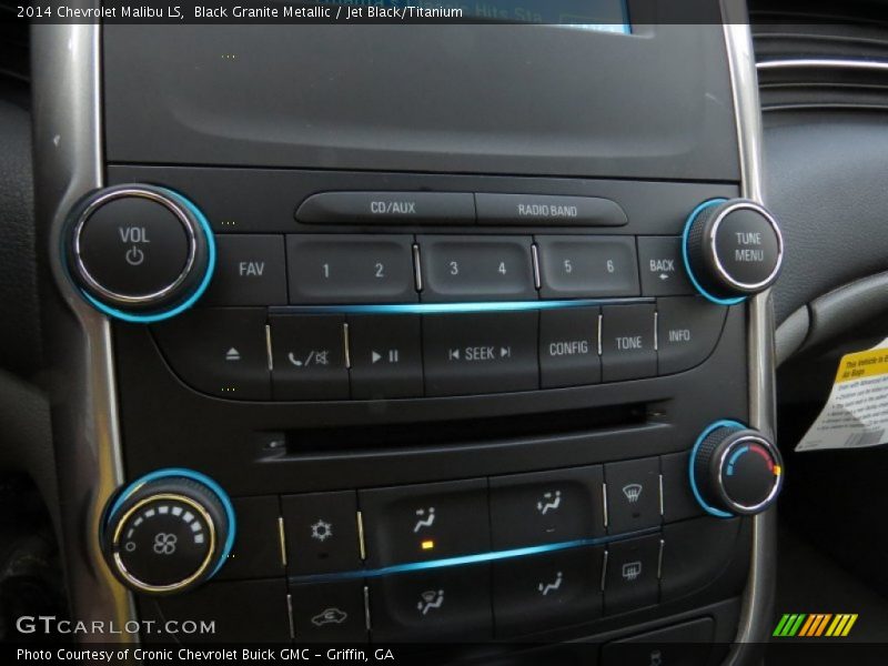 Black Granite Metallic / Jet Black/Titanium 2014 Chevrolet Malibu LS