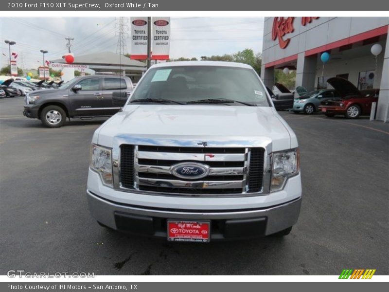 Oxford White / Tan 2010 Ford F150 XLT SuperCrew