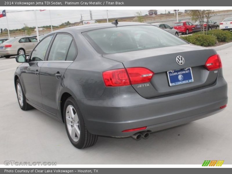 Platinum Gray Metallic / Titan Black 2014 Volkswagen Jetta TDI Sedan
