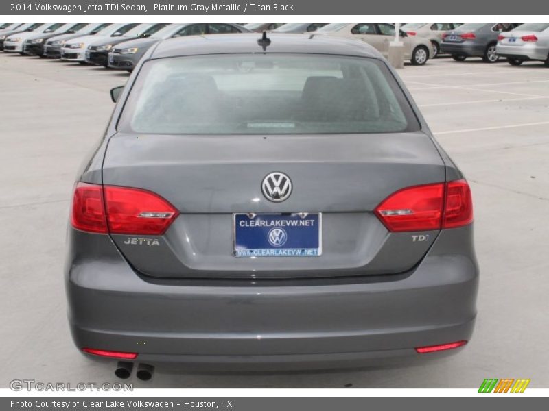 Platinum Gray Metallic / Titan Black 2014 Volkswagen Jetta TDI Sedan