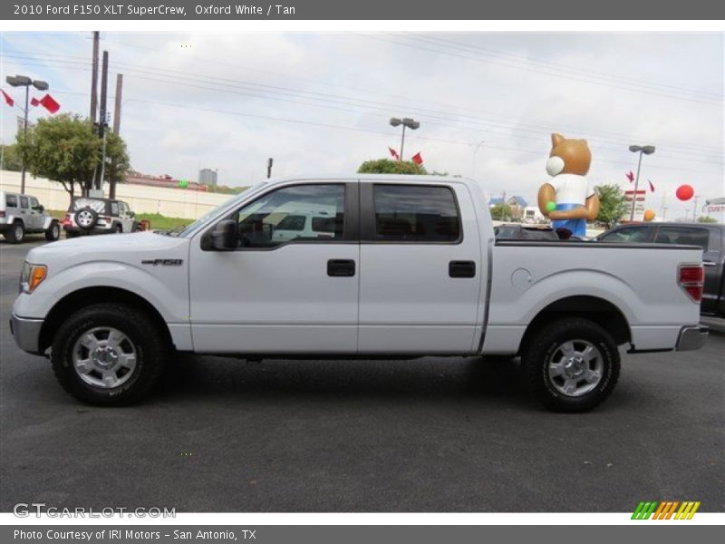 Oxford White / Tan 2010 Ford F150 XLT SuperCrew