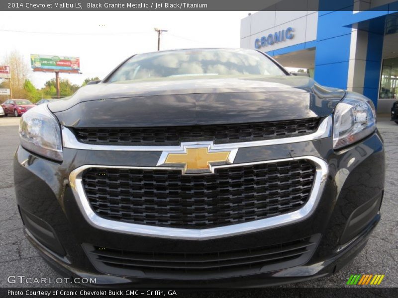 Black Granite Metallic / Jet Black/Titanium 2014 Chevrolet Malibu LS