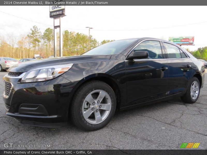 Black Granite Metallic / Jet Black/Titanium 2014 Chevrolet Malibu LS