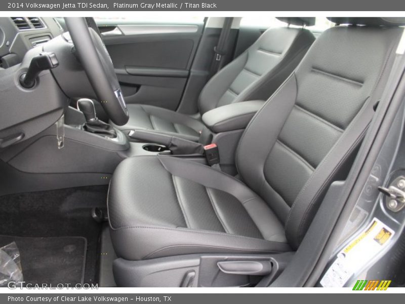 Platinum Gray Metallic / Titan Black 2014 Volkswagen Jetta TDI Sedan