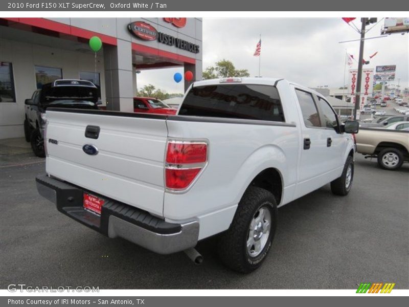 Oxford White / Tan 2010 Ford F150 XLT SuperCrew