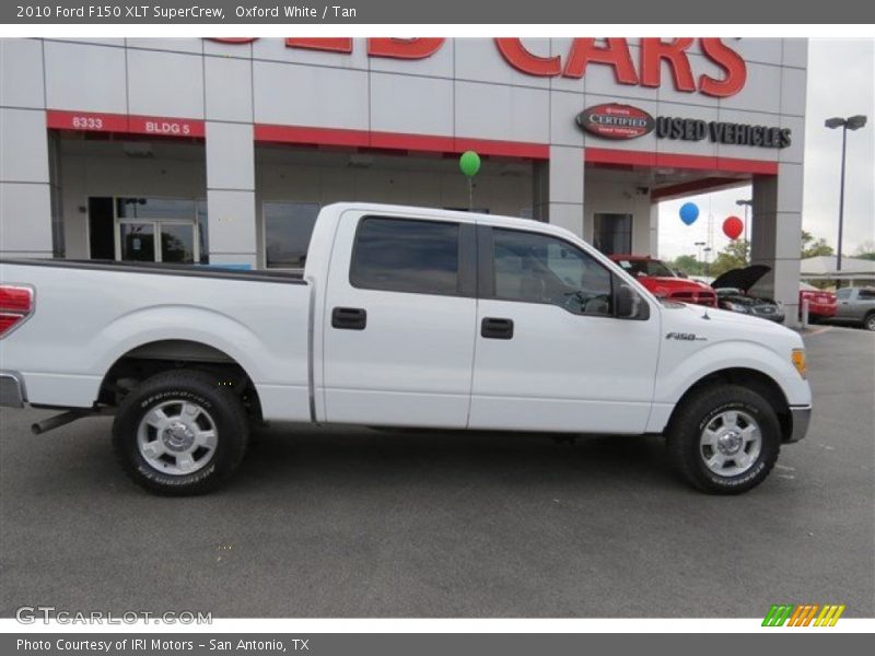 Oxford White / Tan 2010 Ford F150 XLT SuperCrew