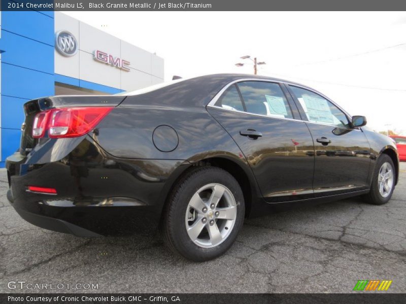 Black Granite Metallic / Jet Black/Titanium 2014 Chevrolet Malibu LS