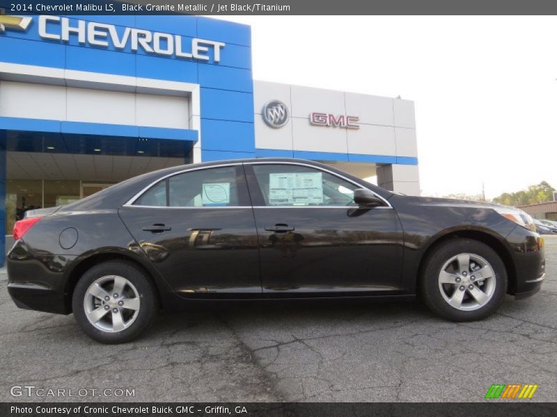 Black Granite Metallic / Jet Black/Titanium 2014 Chevrolet Malibu LS
