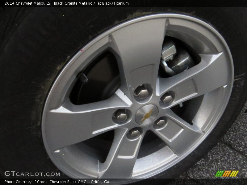 Black Granite Metallic / Jet Black/Titanium 2014 Chevrolet Malibu LS