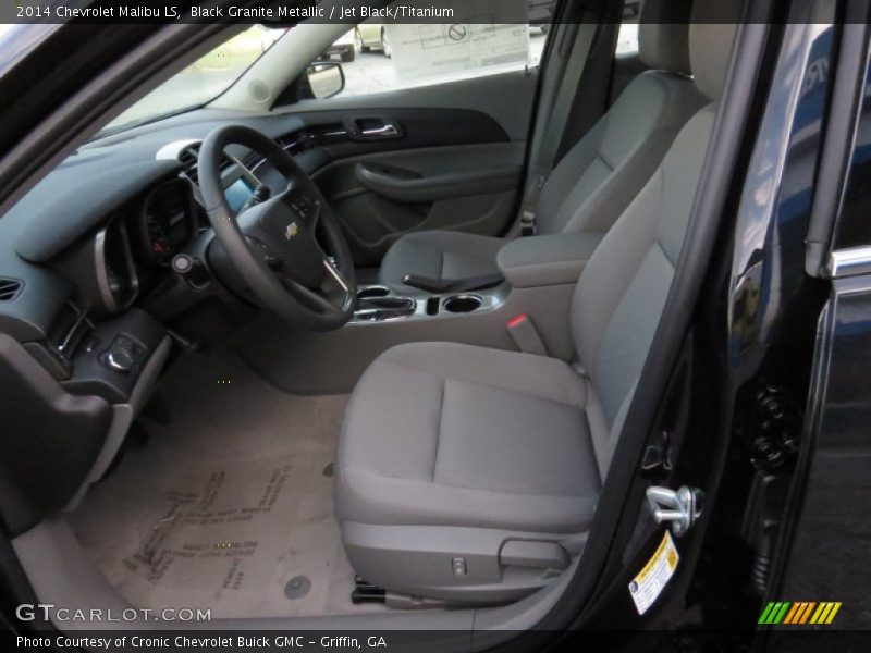 Black Granite Metallic / Jet Black/Titanium 2014 Chevrolet Malibu LS