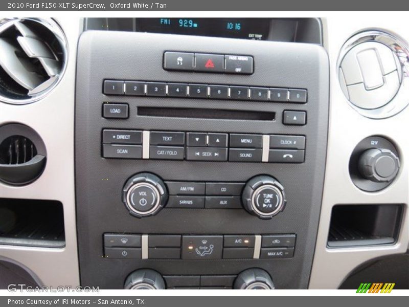 Oxford White / Tan 2010 Ford F150 XLT SuperCrew