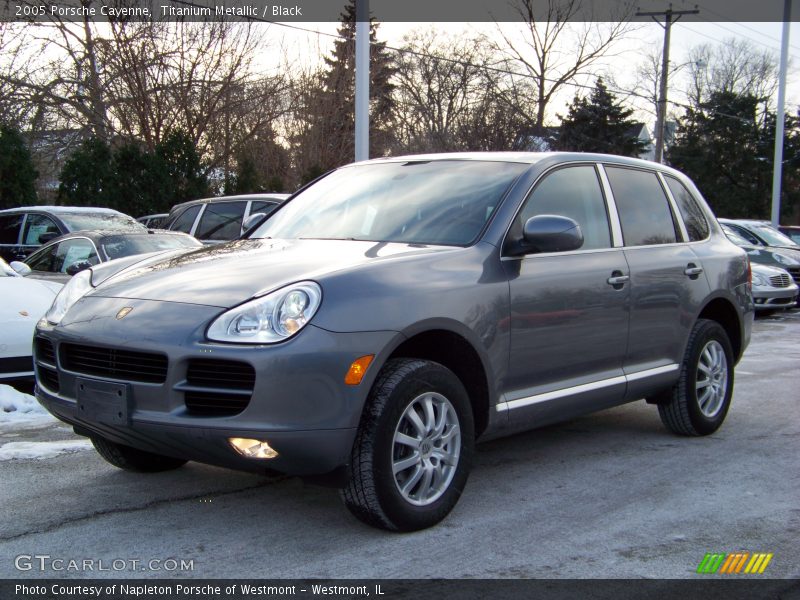 Titanium Metallic / Black 2005 Porsche Cayenne
