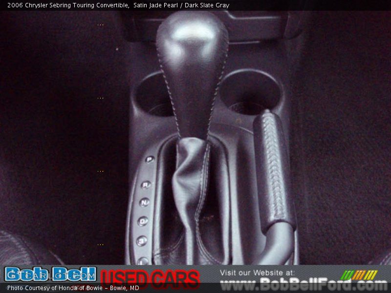 Satin Jade Pearl / Dark Slate Gray 2006 Chrysler Sebring Touring Convertible