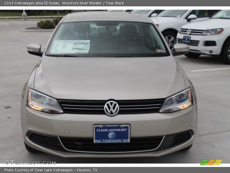 Moonrock Silver Metallic / Titan Black 2014 Volkswagen Jetta SE Sedan