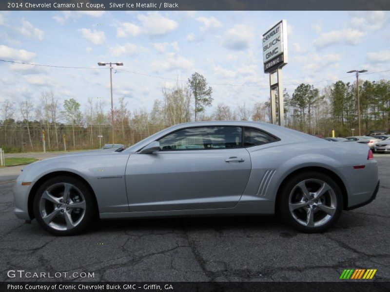 Silver Ice Metallic / Black 2014 Chevrolet Camaro LT Coupe