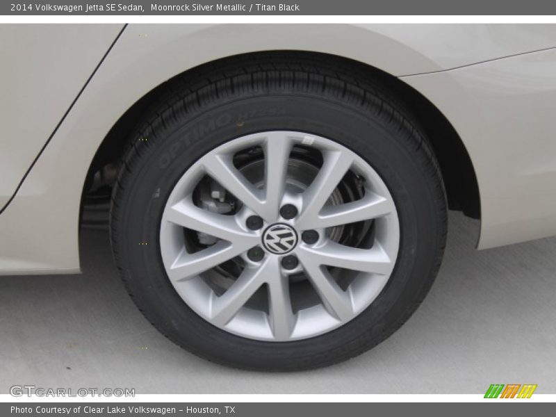 Moonrock Silver Metallic / Titan Black 2014 Volkswagen Jetta SE Sedan