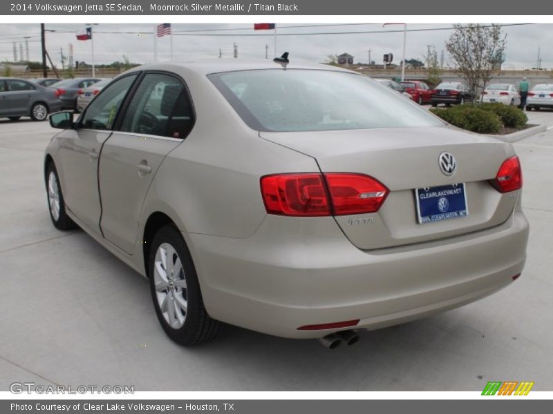 Moonrock Silver Metallic / Titan Black 2014 Volkswagen Jetta SE Sedan