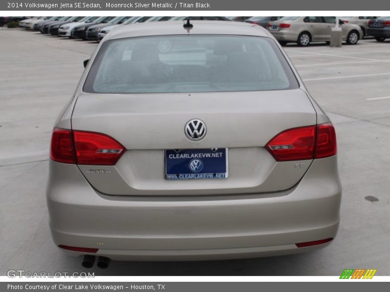 Moonrock Silver Metallic / Titan Black 2014 Volkswagen Jetta SE Sedan