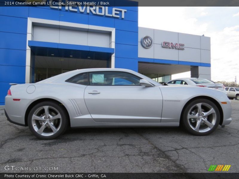 Silver Ice Metallic / Black 2014 Chevrolet Camaro LT Coupe