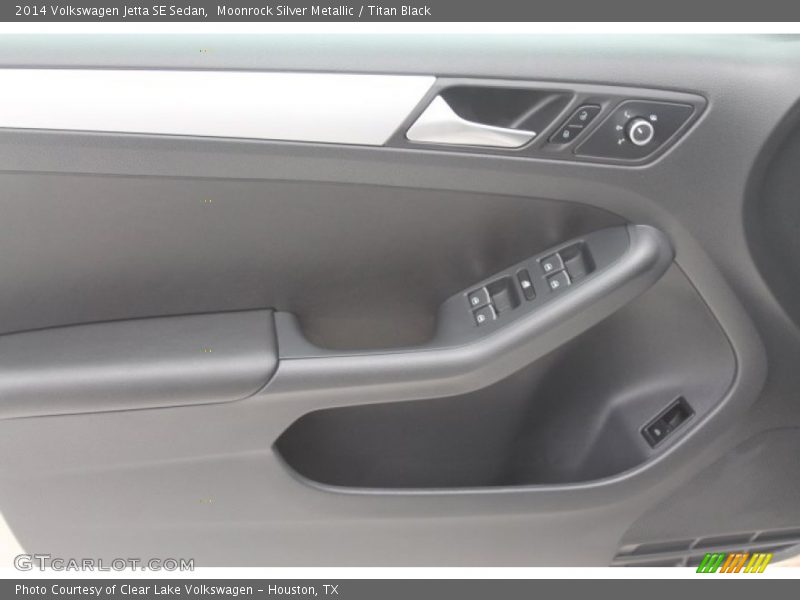 Moonrock Silver Metallic / Titan Black 2014 Volkswagen Jetta SE Sedan