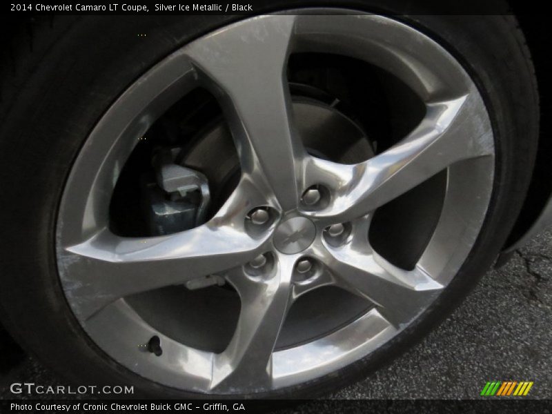 Silver Ice Metallic / Black 2014 Chevrolet Camaro LT Coupe