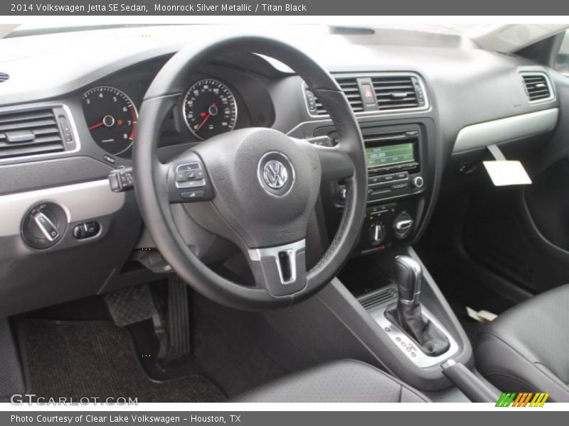 Moonrock Silver Metallic / Titan Black 2014 Volkswagen Jetta SE Sedan
