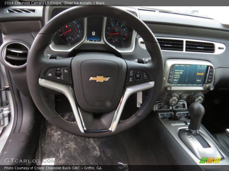 Silver Ice Metallic / Black 2014 Chevrolet Camaro LT Coupe