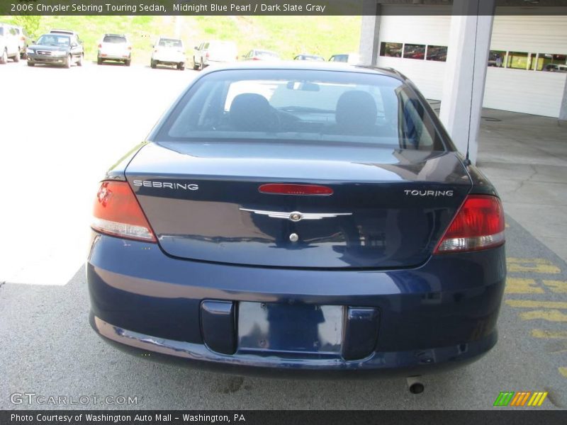 Midnight Blue Pearl / Dark Slate Gray 2006 Chrysler Sebring Touring Sedan