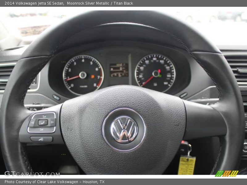 Moonrock Silver Metallic / Titan Black 2014 Volkswagen Jetta SE Sedan