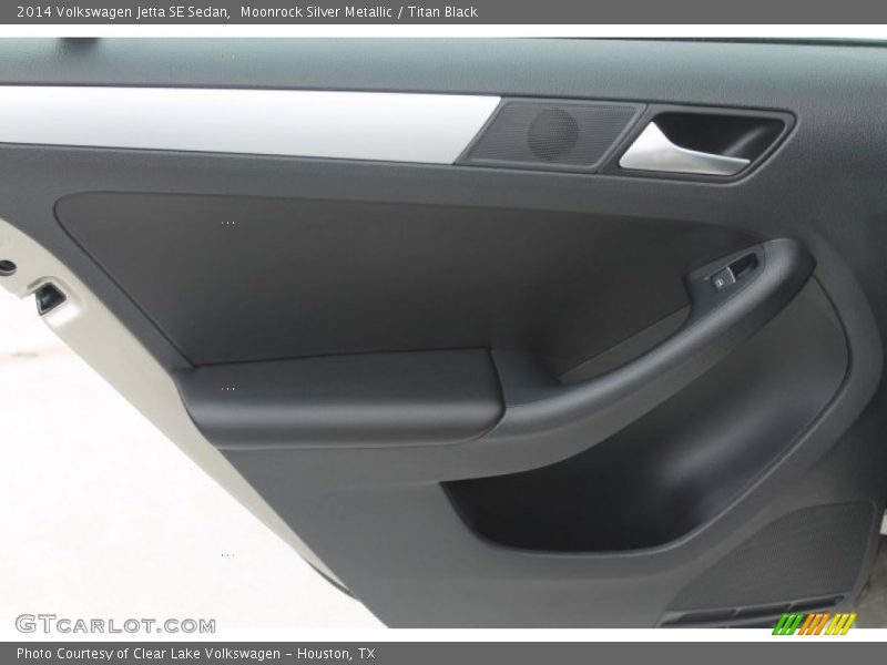 Moonrock Silver Metallic / Titan Black 2014 Volkswagen Jetta SE Sedan