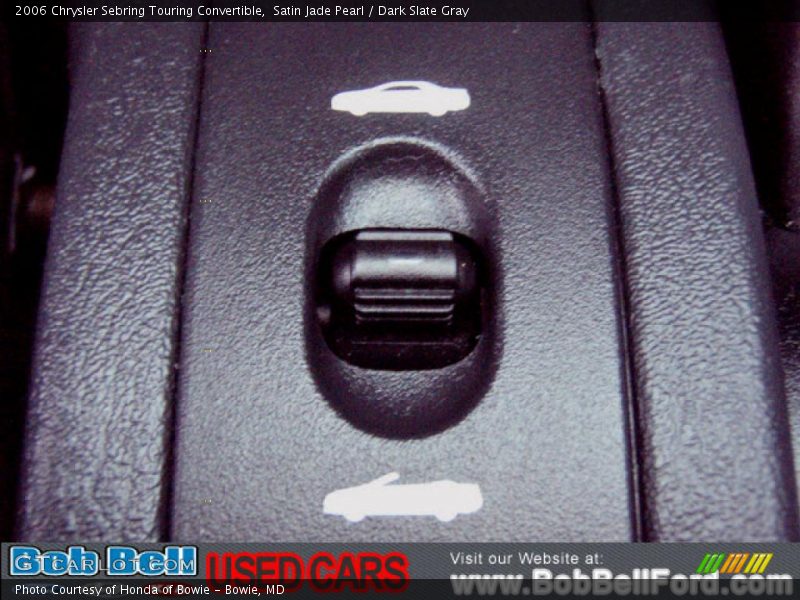 Satin Jade Pearl / Dark Slate Gray 2006 Chrysler Sebring Touring Convertible